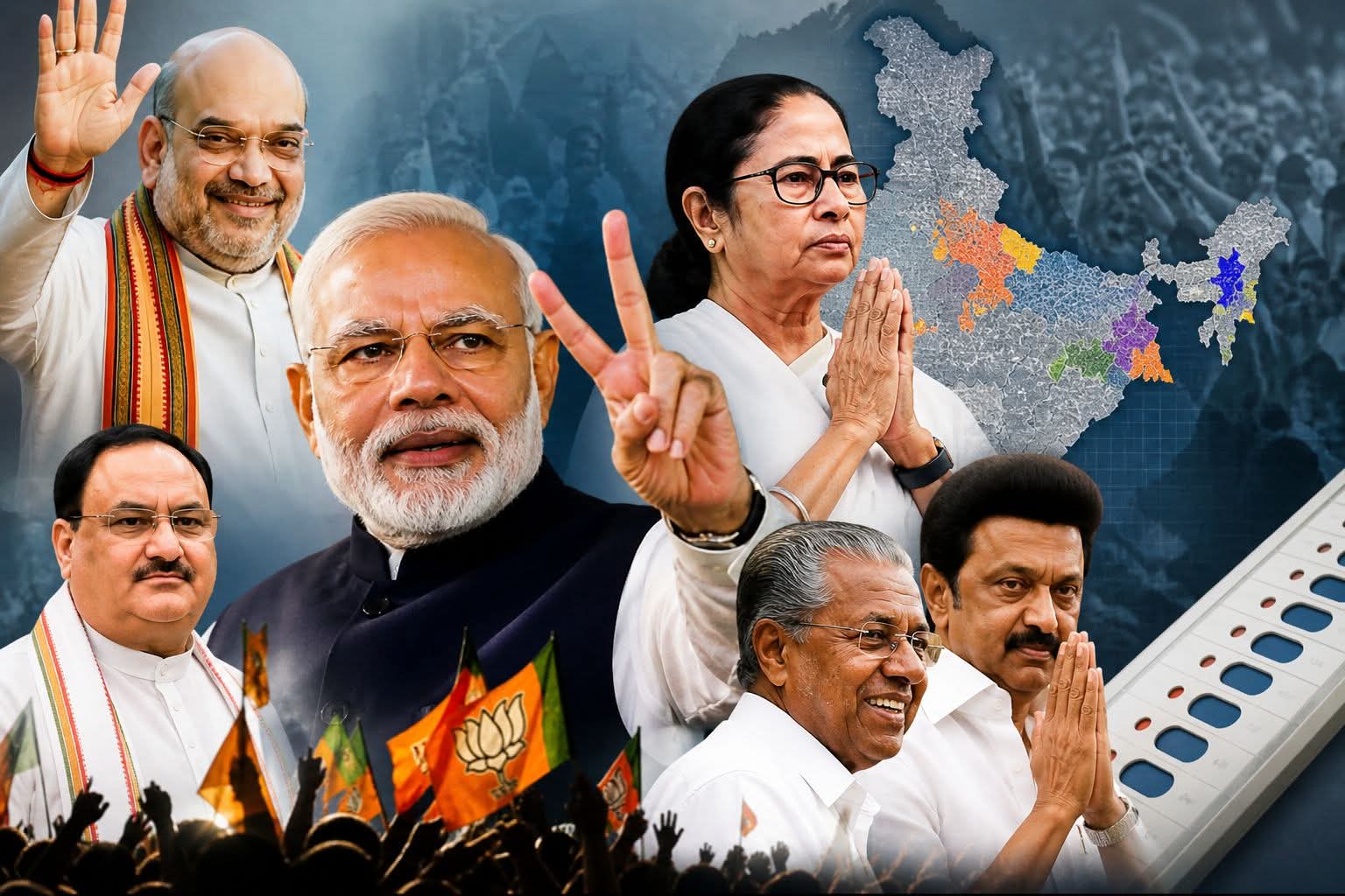 5 राज्यों के चुनाव परिणाम 2026: देश की राजनीति में बड़ा बदलाव